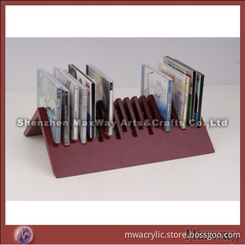 Red Skillful Acrylic CD Display Shelf